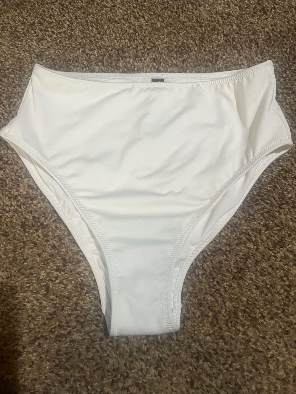 Pink Active White High-Rise Bikini Bottom - Picture 3 of 3